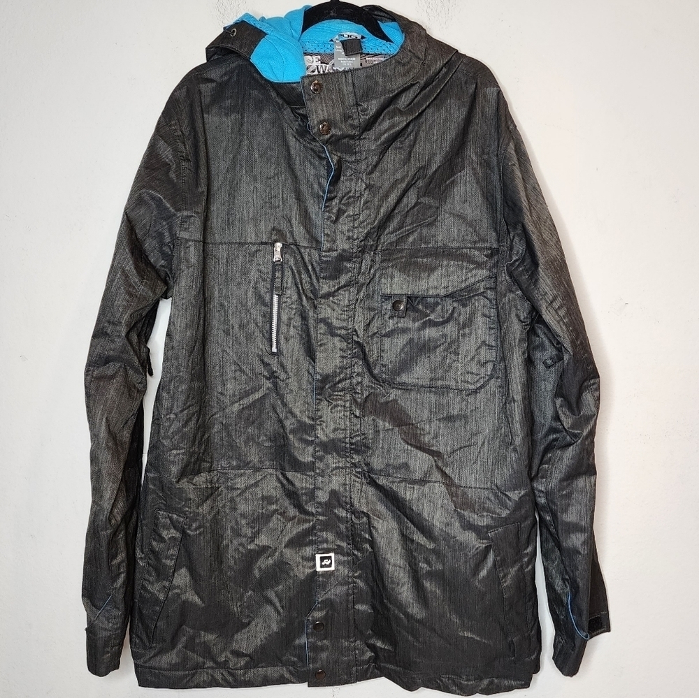 Ride Snowboards Grey Coat Men's Size XL Snowboarding Skiing Winter
